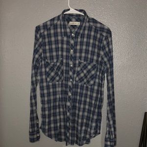 Plaid Abercrombie button down